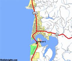 Image result for Newport Oregon City Map