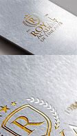 Image result for Gold Foil Logo Mockup