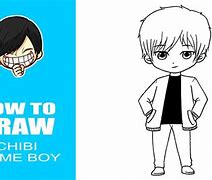 Image result for How to Draw Chibi Boy Hair