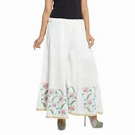 Image result for Indian Plazo Pants White