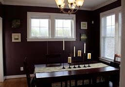 Image result for Dining Rooms with Plum Coloured Walls