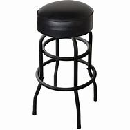 Image result for Chrome Double Ring Swivel Bar Stools