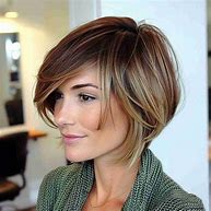 Image result for Short Graduated Bob with Bangs