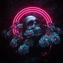 Image result for Cool Neon Backgrounds Skull