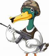 Image result for Donald Duck Holding a Gun