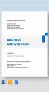 Image result for Business Growth Plan Template