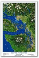 Image result for Map of West Coast Seattle and Vancouver