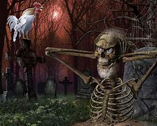 Image result for Halloween Giant Skeleton