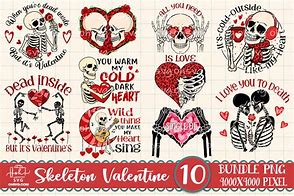 Image result for Skeleton Skull for Valentine