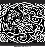 Image result for Simple Celtic Dragon