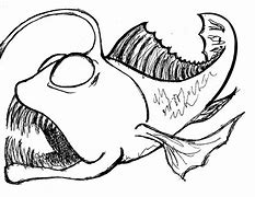 Image result for Angler Fish Draw