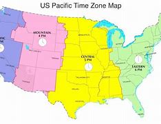 Image result for Pacific Time Zone Map