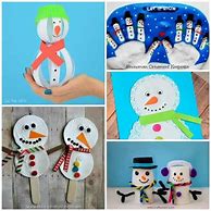 Image result for Preschool Winter Snowman Crafts