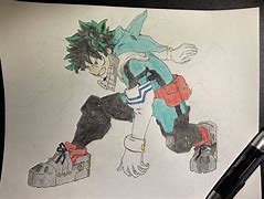 Image result for Deku Suit Drawing