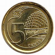 Image result for Singapore 5 Cents