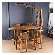 Image result for Rustic Bar Height Table