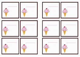 Image result for Ice Cream Name Printable