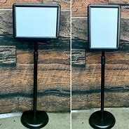 Image result for Floor Stand Sign Holder