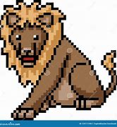 Image result for Pixel Art Lion Facile