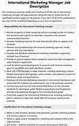 Image result for International Marketing Manager