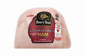 Image result for Images of Boar's Head Low Salt Ham