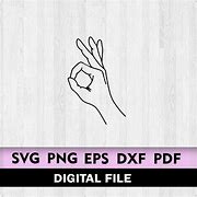 Image result for OK Fingers SVG