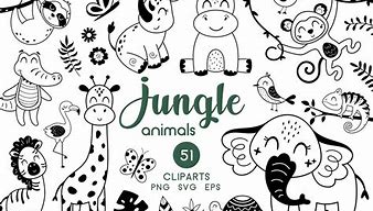 Image result for Animal Clip Art Black and White