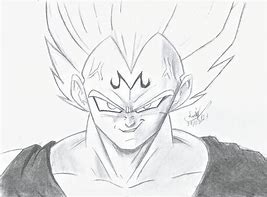 Image result for How to Draw Majin Vegeta Easy