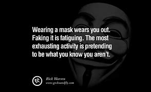 Image result for Fake Mask Quotes