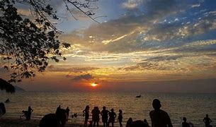 Image result for pantai penang sunset