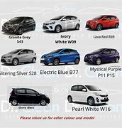 Image result for Warna Kereta Myvi