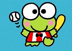 Image result for Keroppi with Glasses White and Black