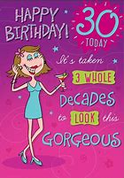 Image result for 30 Birthday Wishes