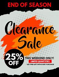 Image result for Free Clearance Sale Flyer Template