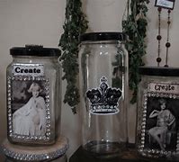 Image result for Decoupage Jars