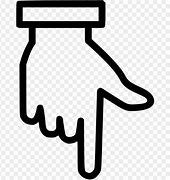 Image result for Hand Facing Down Clip Art