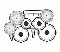 Image result for Drum Kit Raiser Top View