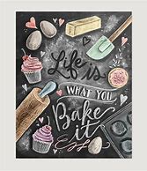 Image result for Chalkboard Art Prints Kitchen