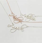 Image result for Sterling Silver Number Necklaces