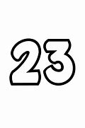 Image result for Number 23 Sign