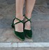 Image result for Forest Green Heels for Women