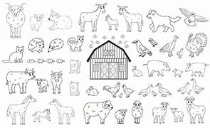 Image result for Farm Animals Outline SVG