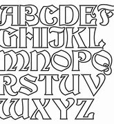 Image result for Cut Out Letter Stencils to Print N