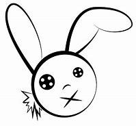 Image result for Emo Bunny Drawing