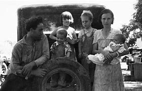 Image result for Great Depression Family in Bed