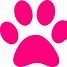 Image result for Gold Paw Print No Background