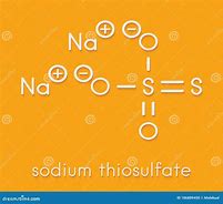 Image result for Sodium Thiosulfate Structure