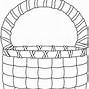 Image result for flower basket clip art black and white