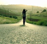 Image result for Person Walking Alone