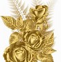 Image result for Gold Flowers Clip Art